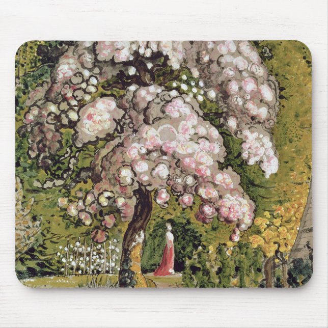 In a Shoreham Garden (w/c) Mouse Mat (Front)