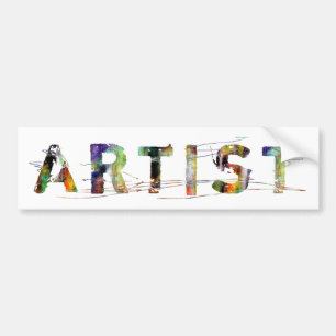 In A Word: Artist Bumper Sticker