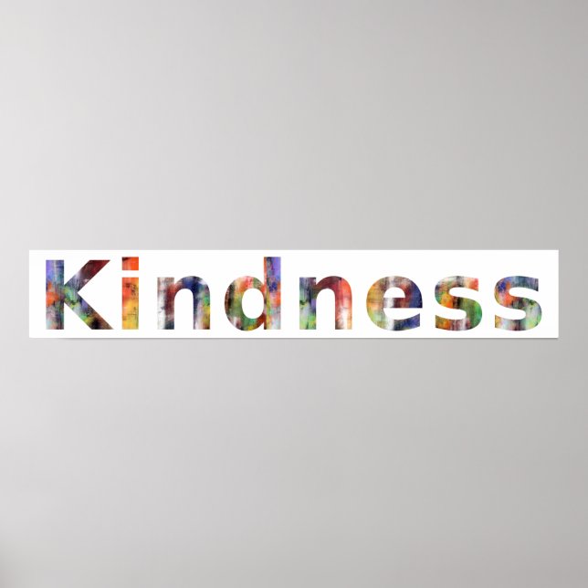 In A Word: Kindness Poster (Front)