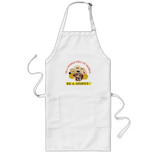 IN A WORD OF BAGELS, BE A DONUTS LONG APRON
