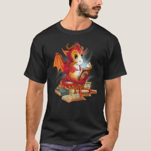 In A World Full Of Bookworms Be A Book Dragon 1 T-Shirt