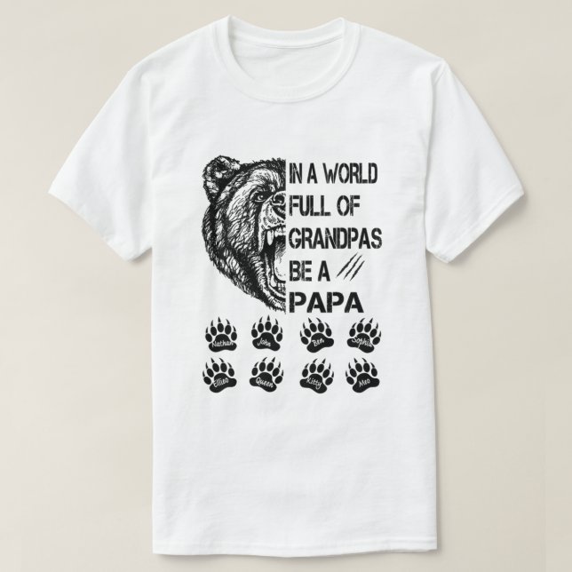 In a world full of granpas shirt (Design Front)