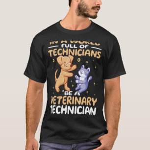 In a World Full of Technicians Be a Veterinary Tec T-Shirt