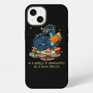 In A World Of Bookworms Be A Book Dragon TShirt iPhone 13 Case