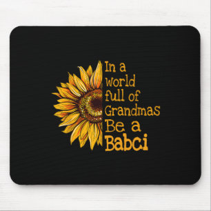 In A World Of Grandmas Be A Babci Poland Polish Gr Mouse Mat