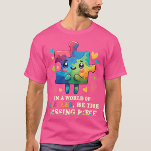 In A World Of Puzzles Be The Missing Piece Shirt -