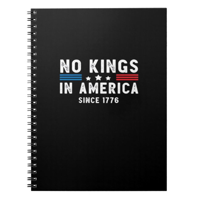 In America Presidents Are Not Kings Minimal Clean Notebook (Front)