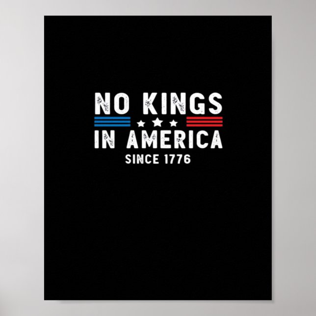 In America Presidents Are Not Kings Minimal Clean Poster (Front)