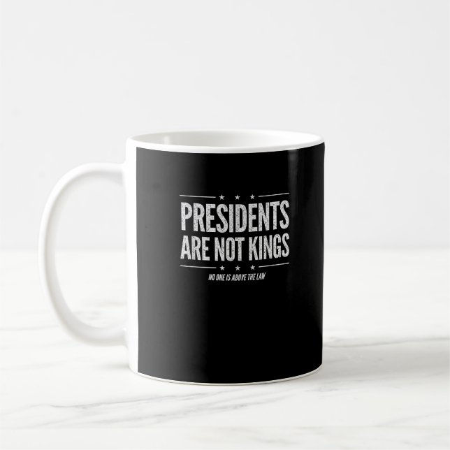 In America Presidents Are Not Kings Retro Classic Coffee Mug (Left)