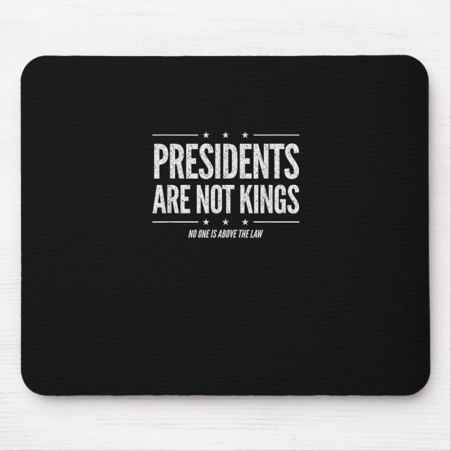 In America Presidents Are Not Kings Retro Classic Mouse Mat (Front)