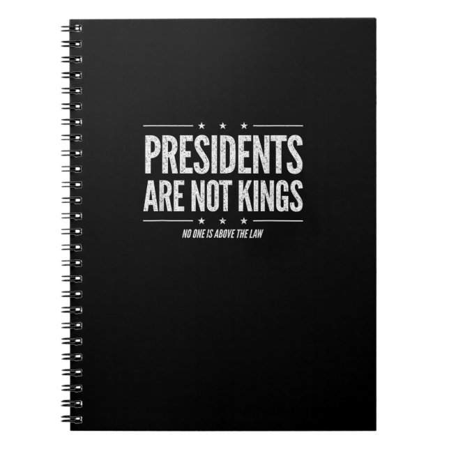 In America Presidents Are Not Kings Retro Classic Notebook (Front)