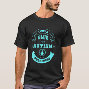 In April We Wear Blue Autism Awareness Men Women K T-Shirt