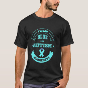 In April We Wear Blue Autism Awareness Men Women K T-Shirt