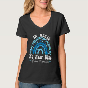 In April We Wear Blue Autism Awareness Month Autis T-Shirt