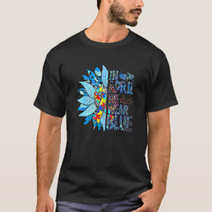 In April We Wear Blue Autism Awareness Special Edu T-Shirt