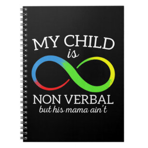 In April We wear blue for Autism awareness, grab t Notebook