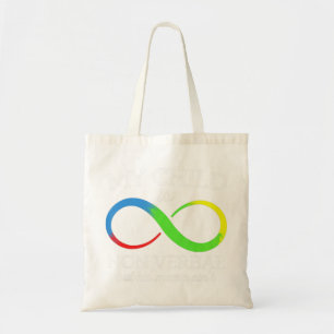 In April We wear blue for Autism awareness, grab t Tote Bag