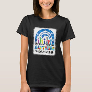 In April We Wear Blue For Autism Awareness Women K T-Shirt