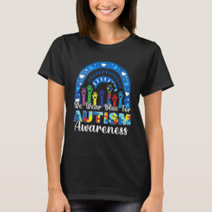 In April We Wear Blue For Autism Awareness Women K T-Shirt