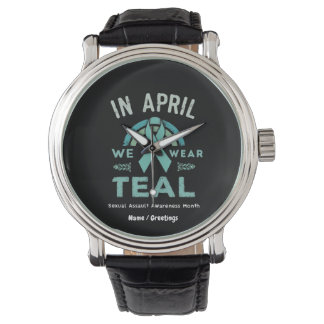 In April We Wear Teal – Seual Assault Awareness Watch