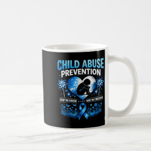 In april wear blue cool child prevention awareness coffee mug