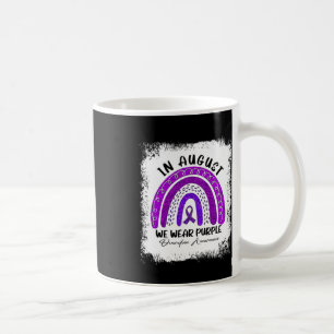 In August We Wear Purple Overdose Awareness Coffee Mug