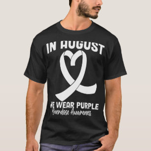 In August We Wear Purple Overdose Awareness Intern T-Shirt