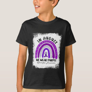 In August We Wear Purple Overdose Awareness T-Shirt