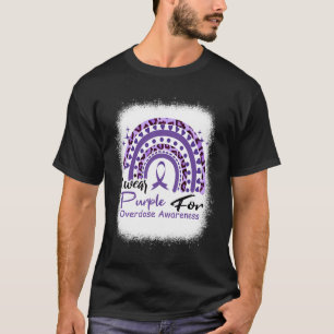 In August we wear purple Rainbow Overdose Awarenes T-Shirt
