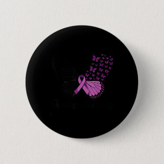 In August Wear Purple Overdose Awareness Purple 6 Cm Round Badge