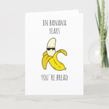 In Banana Years Funny Birthday