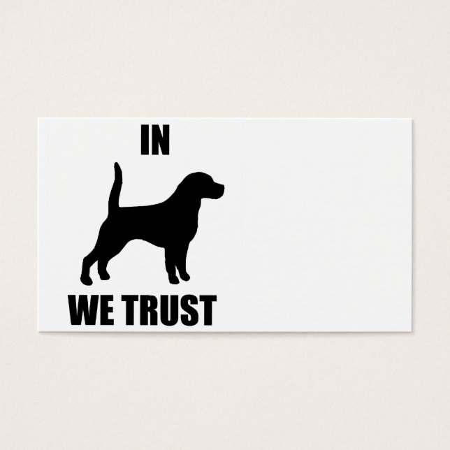 in beagle we trust (Front)