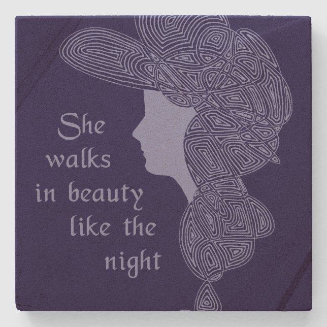 In Beauty Stone Coaster (Front)