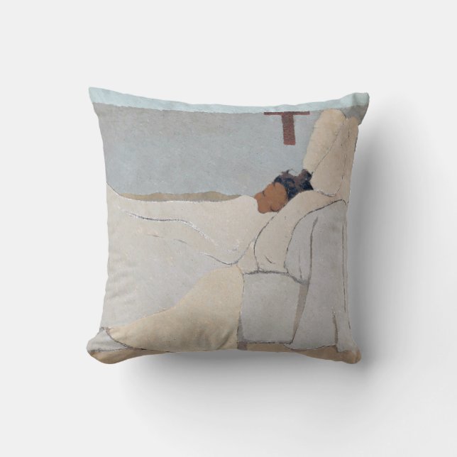 In Bed, Edouard Vuillard Cushion (Front)