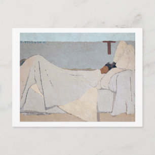 In Bed, Edouard Vuillard Postcard