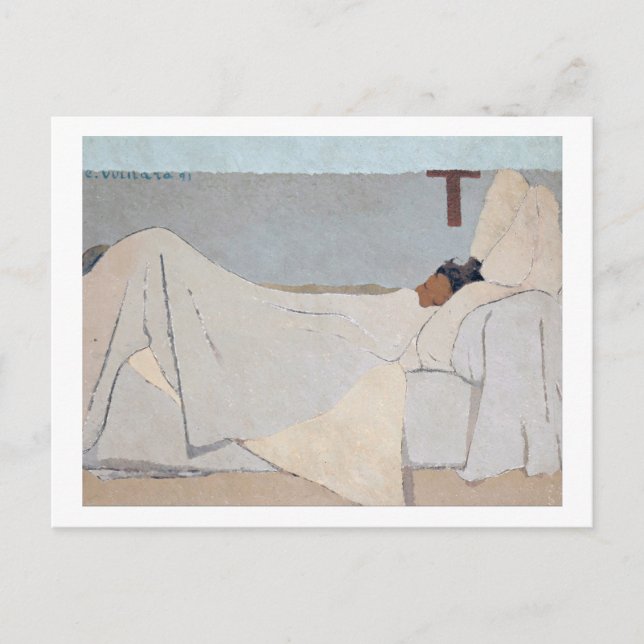 In Bed, Edouard Vuillard Postcard (Front)