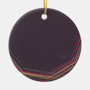 in black 0900 abstract art ceramic tree decoration