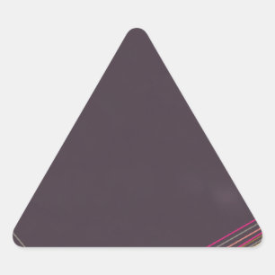 in black 0900 abstract art triangle sticker