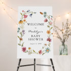 In Bloom Baby Shower Welcome Sign