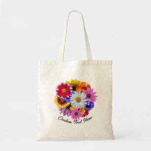 In Bloom - Round Floral Bouquet Tote Bag
