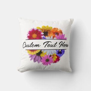 In Bloom - Round Split Floral Cushion