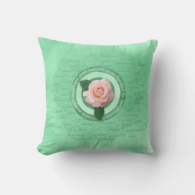 In Bloom Throw Pillow (Front)