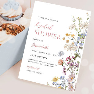 in Bloom Wildflower Bridal Shower Invitation