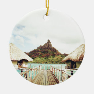 In Bora Bora Ceramic Tree Decoration