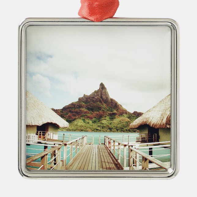 In Bora Bora Metal Tree Decoration (Front)