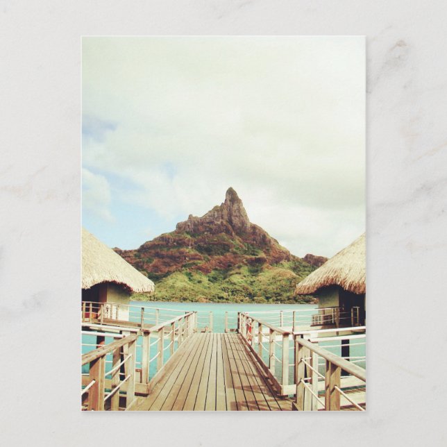 In Bora Bora Postcard (Front)