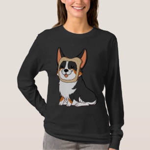 In Bread Corgi Black T-Shirt