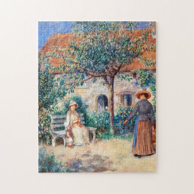 In Brittany by Pierre-Auguste Renoir Jigsaw Puzzle (Vertical)