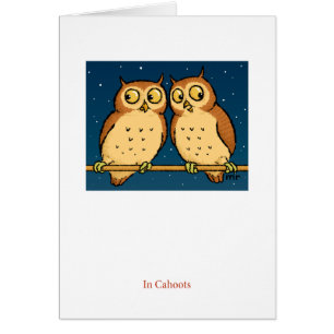 In Cahoots Owl Card