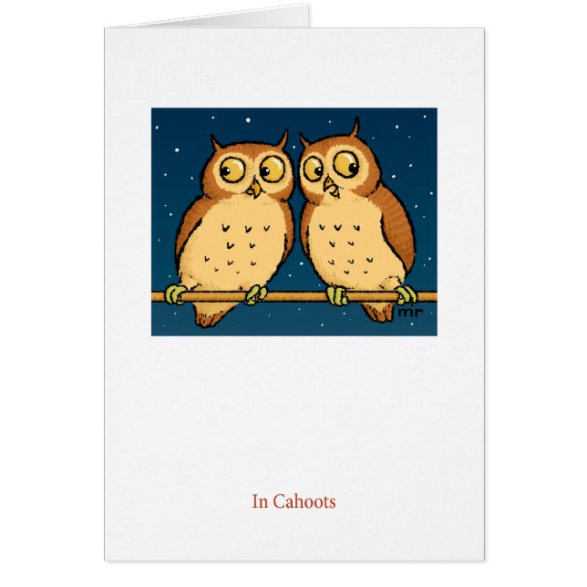 In Cahoots Owl Card (Front)